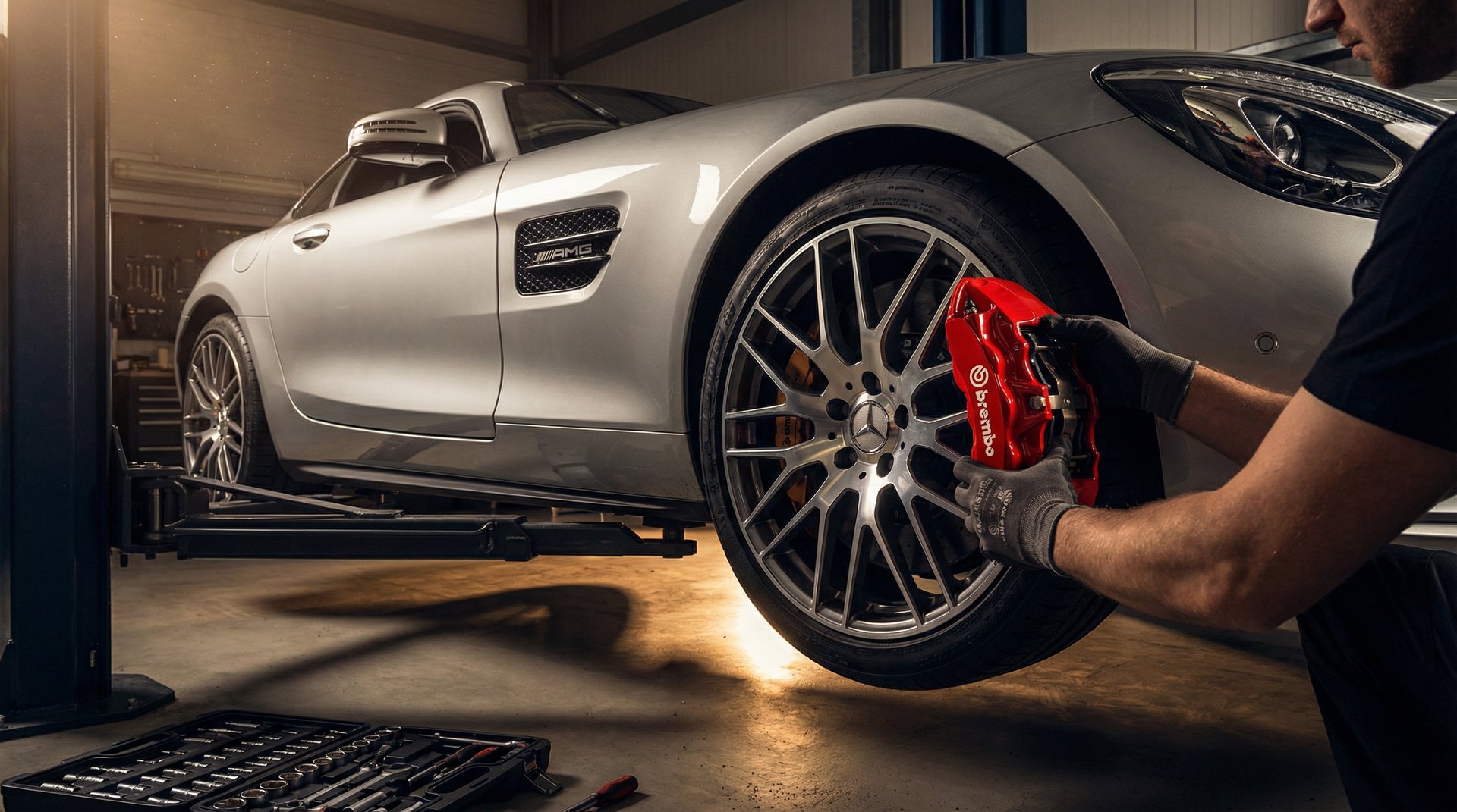 大象传媒修车改装视频-刹车系统升级